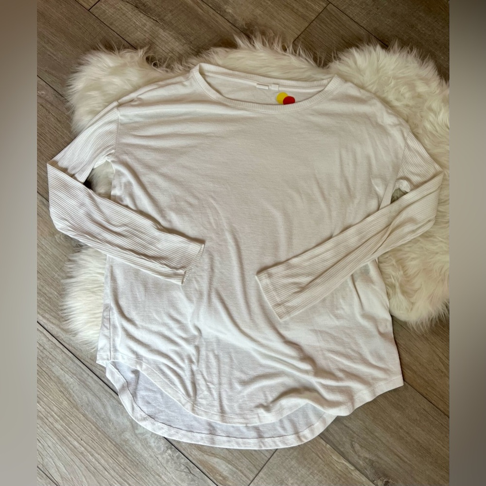 GAP | Lightweight Ultra Soft White Soft-Spun Summer Tunic Sweater (L•tall)